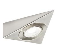 Knightsbridge LED Triangular Under Cabinet Light with Adjustable CCT - Brushed Chrome