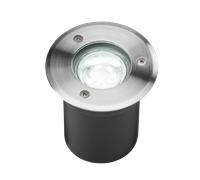 Knightsbridge Recessed Ground Light, 304, 3 W, Stainless Steel