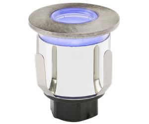 Knightsbridge LEDM06B 230V IP65 0.6W LED Blue Mini Ground Light comes with Three Interchangeable Heads