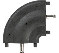 Knightsbridge LEDRACON 24V DC PVC Right Angle Connector for LED Linkable Flat Striplights