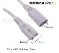 KnightsBridge Link Power Cord For Linking Ultra Slim LED Striplight - 500mm