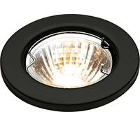 Knightsbridge Low Voltage Downlight, Metal, 50 W, Black