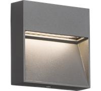 Knightsbridge LWS2G 230V IP44 2W LED Square Wall/Guide Light - Grey