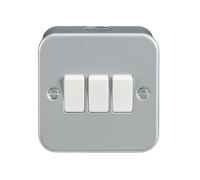 Knightsbridge M4000 Metal Clad 10AX 3G 2 Way Switch