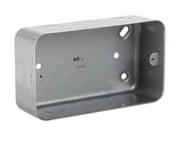 Knightsbridge Metal Clad 2G Back Box - M8900