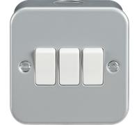 Knightsbridge Metal Clad 10AX 3G 2 Way Switch - M4000