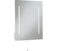 Knightsbridge MLRCTM2 230V IP44 10W 500x390mm LED Mirror with Dual Shaver Socket