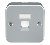 Knightsbridge MRJ45 Metal Clad Network Outlet, 1G, RJ45