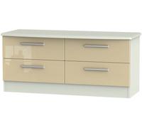 Knightsbridge Mushroom and Cashmere Matt Bed Box