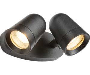 Knightsbridge NESGU Neso 230V IP54 GU10 Twin Security Spotlights