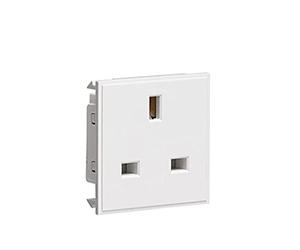 Knightsbridge NET13WH 13A Socket, ABS, White
