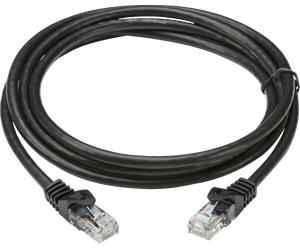 Knightsbridge NETC63M 3m UTP CAT6 Networking Cable - Black