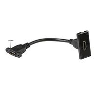Knightsbridge London HDMI outlet module NETHDMIBK ABS 25x50mm Black