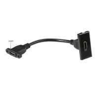Knightsbridge London HDMI outlet module NETHDMIBK ABS 25x50mm Black