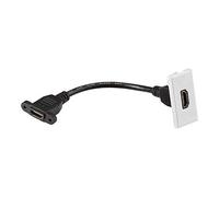 Knightsbridge London HDMI Outlet Module NETHDMIWH, White, 25 x 50 mm
