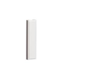 Knightsbridge NETQWH Quarter Blanking Modules 12.5x50mm 10PK - White