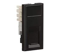 Knightsbridge NETRJ11BK RJ11 Outlet Module, IDC, Black, 25 mm x 50 mm