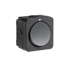 Knightsbridge OP2 Weatherproof IP66 20AX 1G SP 2-Way Switch - Black