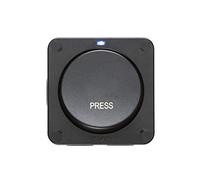 Knightsbridge IP66 20AX 1G 1-way retractive switch - Black - OP21