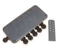 Knightsbridge Outdoor IP665G IP66 5G Remote Switch Box, 230 V, Grey