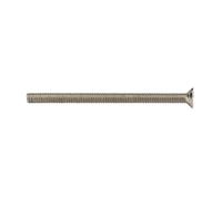 Knightsbridge Pack of 100 M3.5 x 50mm Flat-Head countersunk electrical socket screw - Nickel Plated