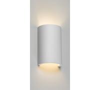 Knightsbridge PWL1 230V G9 40W Curved Up & Down Plaster Wall Light