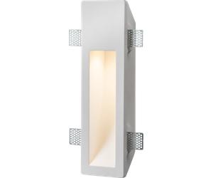 Knightsbridge PWRCR 230V GU10 35W Recessed Rectangular Plaster Wall Light