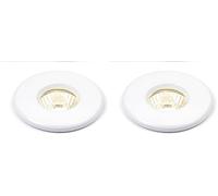 Knightsbridge Recessed Downlight in White (Pack of 2)