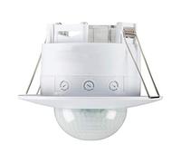 Knightsbridge Recessed PIR Sensor, White, Diameter - 110 Height-90 Projection-34
