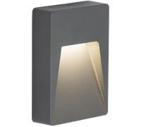 230V IP54 2W LED Guide Light - Anthracite