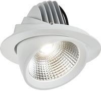 Knightsbridge SARA LED Recessed Tri-Wattage & CCT 0-10V Scoop Downlight - 30W / 35W / 40W