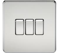 Knightsbridge Screwless 10AX 3G 2-Way Switch