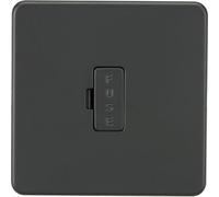 Knightsbridge Screwless 13A Fused Spur Unit - Anthracite - SF6000AT