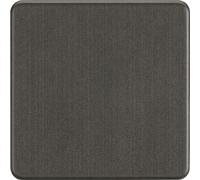 Knightsbridge SF8350SB Screwless 1G Blanking Plate, Smoked Bronze, 87.5 mm*491.0 mm*87.5 mm