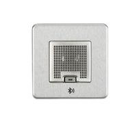 Knightsbridge SFBLUEBC Screwless 3W RMS Bluetooth Speaker Outlet - Brushed Chrome