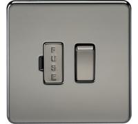 Knightsbridge Screwless Black Nickel Full Range Switches, Sockets and Dimmers