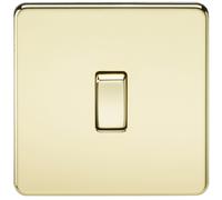 Knightsbridge Screwless 10AX 1G 2-Way Toggle Switch