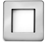 Knightsbridge SF2GBN Screwless2G Modular Faceplate, Black Nickel