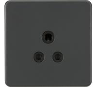 Screwless 5A Unswitched Socket - Anthracite