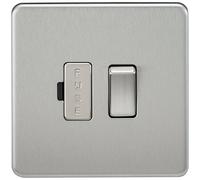 Knightsbridge Screwless 13A Switched Fused Spur Unit - Brushed Chrome - SF6300BC