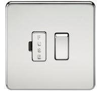 Knightsbridge Screwless 13A Switched Fused Spur Unit - Polished Chrome - SF6300PC