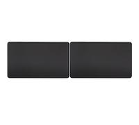 Knightsbridge SF8360MB Screwless 2-Gang Blanking Plate, Matt Black (Pack of 2)