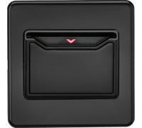 Knightsbridge Screwless Hotel 32A 1G Key Card Switch Matt Black