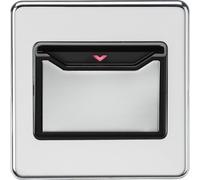 Knightsbridge SFCARDPC Screwless 32A 1G Key Card Switch - Polished Chrome