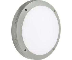 Knightsbridge SHE1GS 230V IP65 18W LED Round Bulkhead CCT with Microwave Sensor - Grey