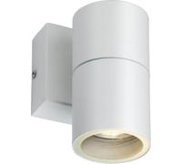 Knightsbridge OWALL1W 230V IP54 GU10 Fixed Single Wall Light - White