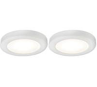 Knightsbridge Single Warm White LED Dimmable Under Cabinet Light in White UNDK3WWW - Accessory (Pack of 2)