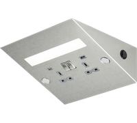 Knightsbridge SKR94L 13A 2G SP Under Cabinet Socket with Dual USB A+C and Built In 5W LED Strip Light