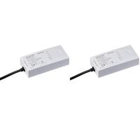 Knightsbridge Smart WiFi Controller for Flexible LED Tape - Certified Works with Amazon Alexa & Google Assistant, no hub Required, Cct (Pack of 2)
