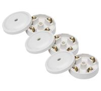 Knightsbridge SN8410 20A Junction Box 4-Terminal - White (59mm) (Pack of 3)